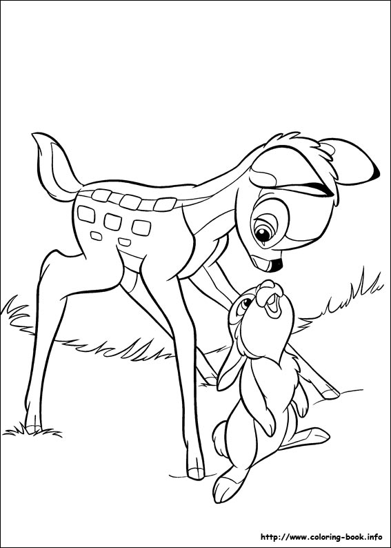 Bambi 2 coloring picture